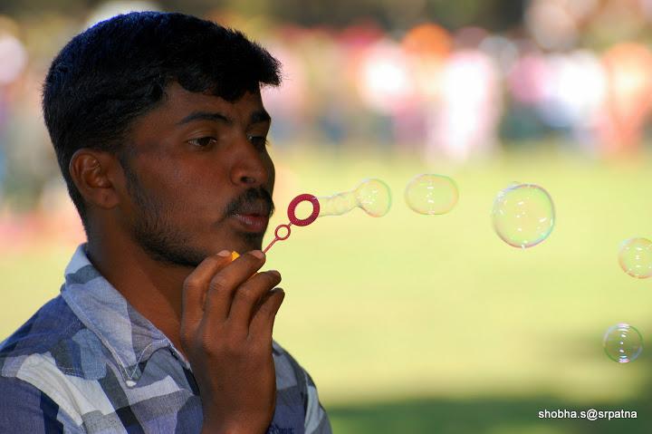 Blowing Water Bubbles